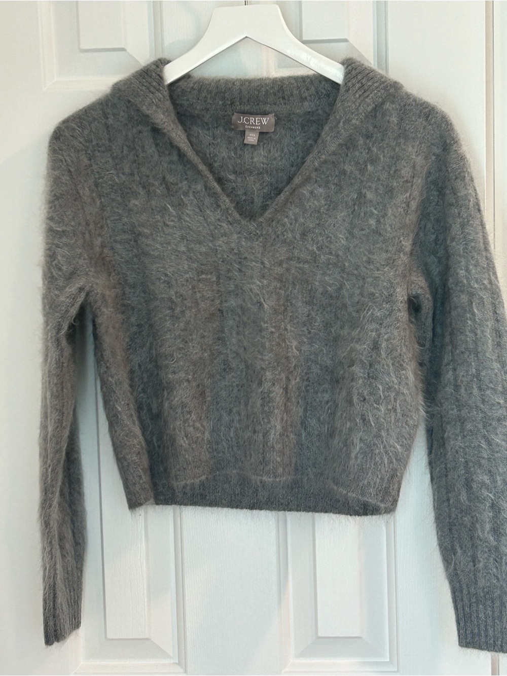 J.Crew 100% Cashmere Hooded Sweater XXS